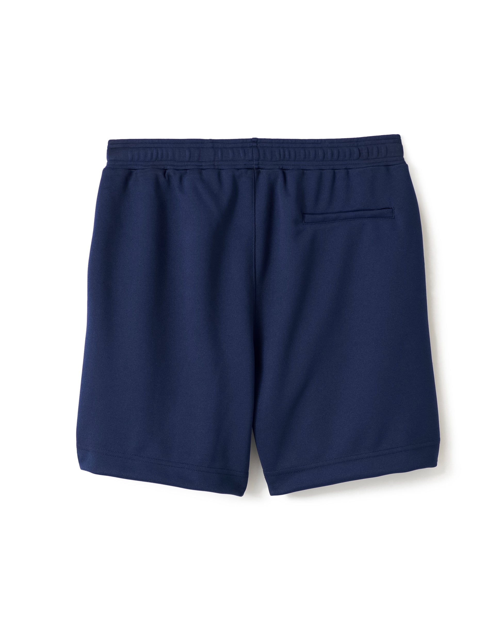 Navy shorts with back pocket